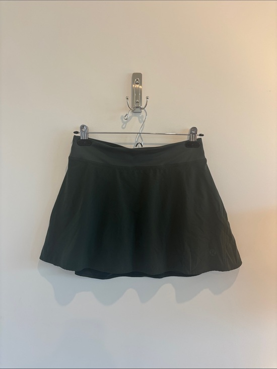 lululemon athletica Dresses & Skirts - lululemon athletica Dark Green Highrise Light Weight Tennis Skirt